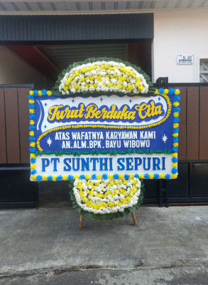 Papan Bunga Duka di Paritmayor